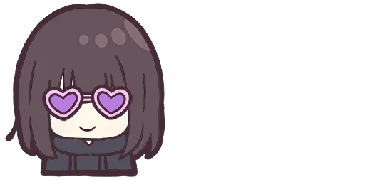 😎 Стикер «Menhera-chan. Emoji» для Telegram