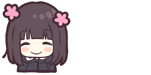 ☺️ Стикер «Menhera-chan. Emoji» для Telegram