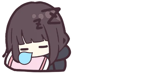 😴 Стикер «Menhera-chan. Emoji» для Telegram
