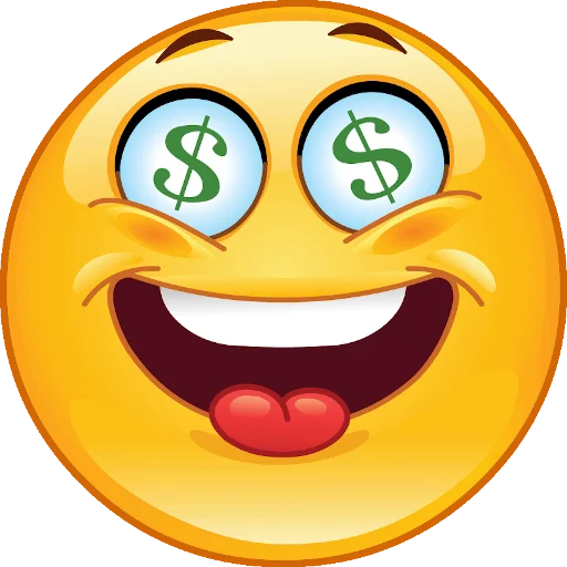 🤑 Стикер «Bigeyes FACEs» для Telegram