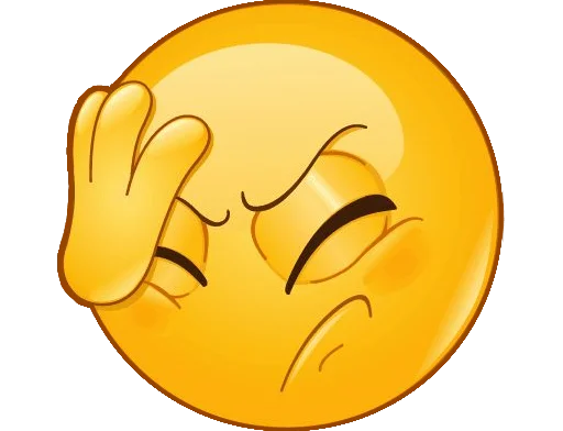 🤦 Стикер «Bigeyes FACEs» для Telegram
