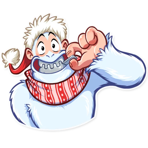 🤐 Стикер «Bigfoot Eddie» для Telegram
