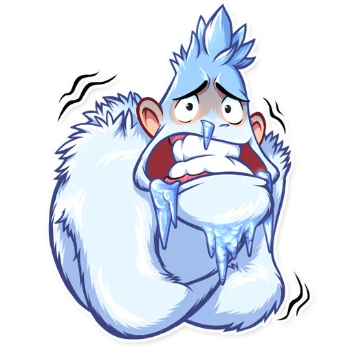 🥶 Стикер «Bigfoot Eddie» для Telegram