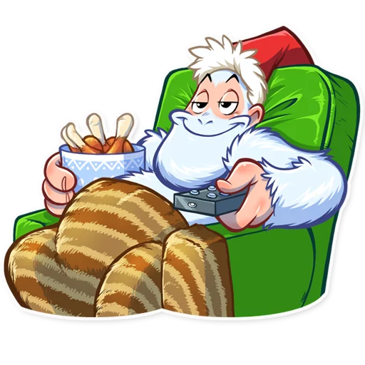 📺 Стикер «Bigfoot Eddie» для Telegram