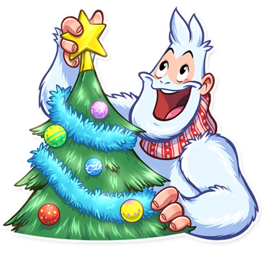 🎄 Стикер «Bigfoot Eddie» для Telegram
