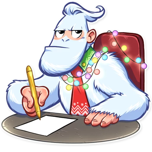 👨‍💼 Стикер «Bigfoot Eddie» для Telegram