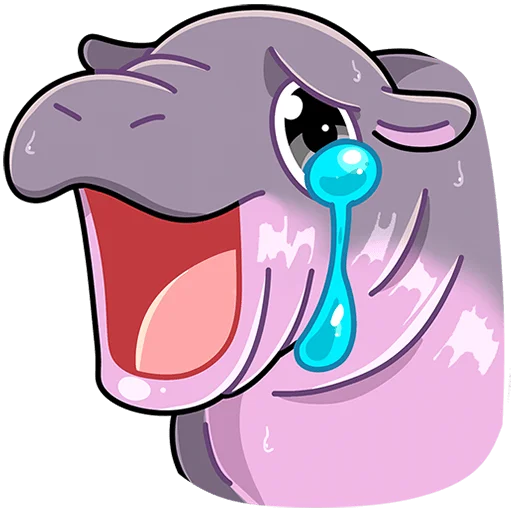 😢 Стикер «Биги Без Текста» для Telegram