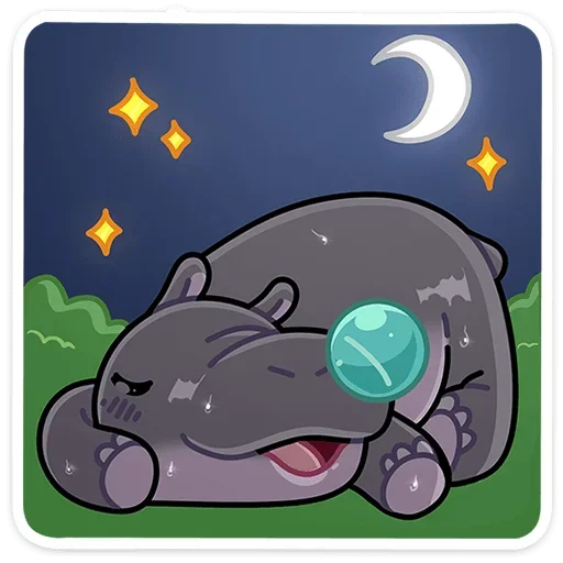 😴 Стикер «Биги» для Telegram