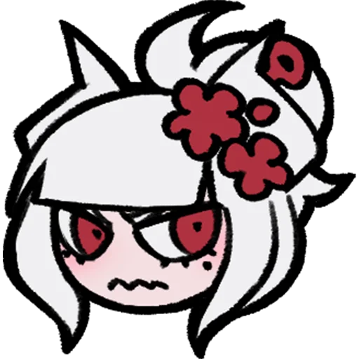 😖 Стикер «Helltaker Emoji Pack (Big)» для Telegram