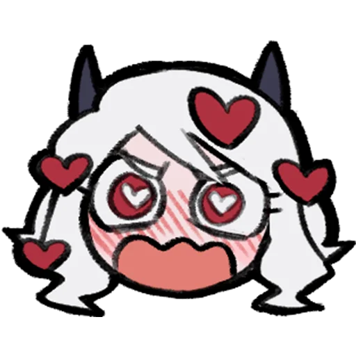 😳 Стикер «Helltaker Emoji Pack (Big)» для Telegram