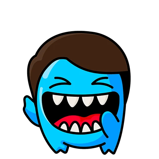 😆 Стикер «Большеротик Без Текста» для Telegram