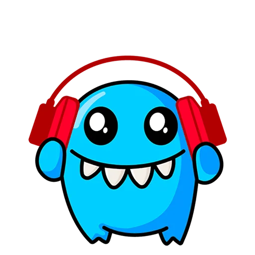 🎧 Стикер «Большеротик Без Текста» для Telegram