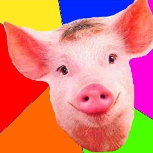 🙂 Стикер «большая свинячья ферма» для Telegram