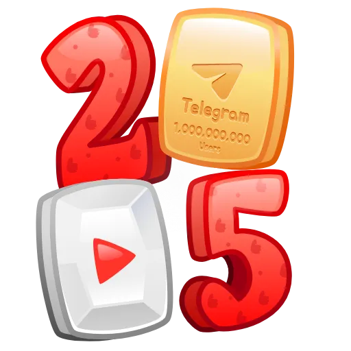 💎 Стикер «Big Years» для Telegram