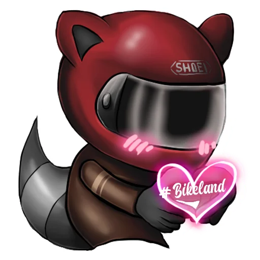 💕 Стикер «BikeLand» для Telegram