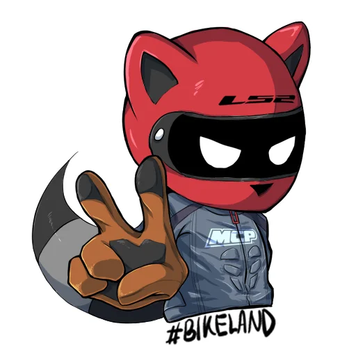 ✌️ Стикер «BikeLand» для Telegram