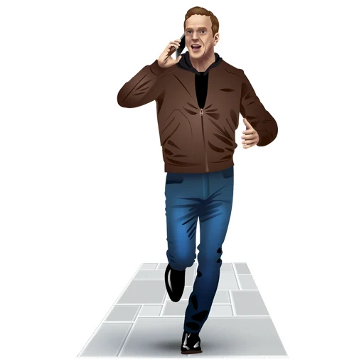 🏃‍♂️ Стикер «Billions» для Telegram