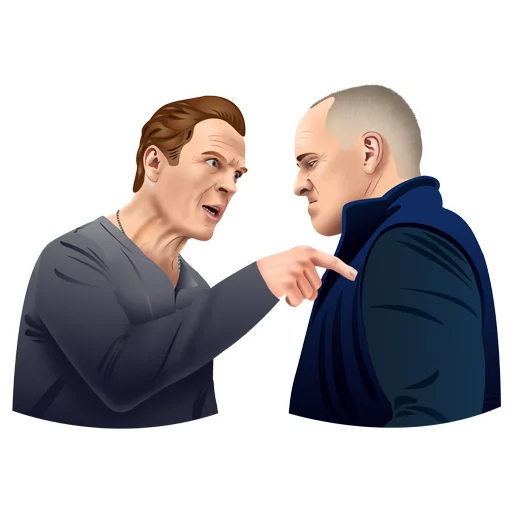 😡 Стикер «Billions» для Telegram