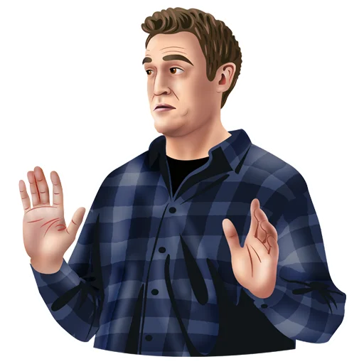 ✋ Стикер «Billions» для Telegram