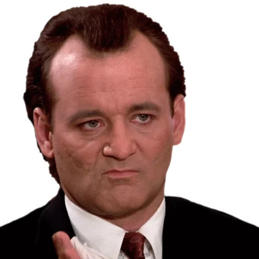 Стикерпак Bill Murray Emotionless Emojis для Telegram — скачать