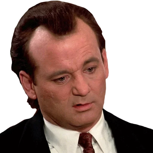 😵 Стикер «Bill Murray Emotionless Emojis» для Telegram
