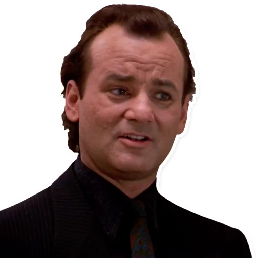 🤓 Стикер «Bill Murray Emotionless Emojis» для Telegram