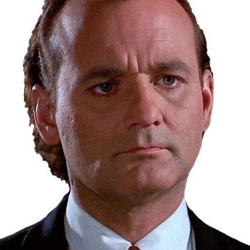 😐 Стикер «Bill Murray Emotionless Emojis» для Telegram