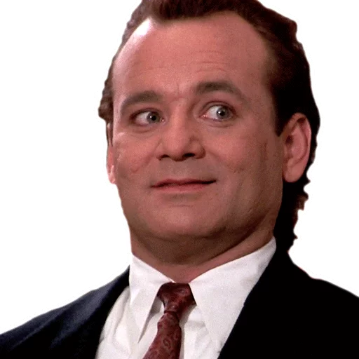 😣 Стикер «Bill Murray Emotionless Emojis» для Telegram