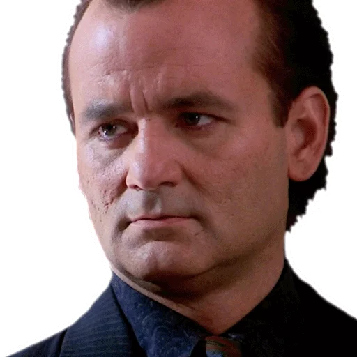 🖕 Стикер «Bill Murray Emotionless Emojis» для Telegram