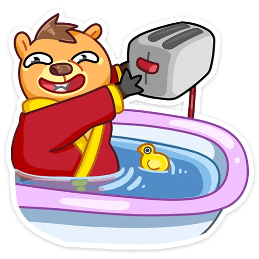 🛀 Стикер «Сурок Билл» для Telegram