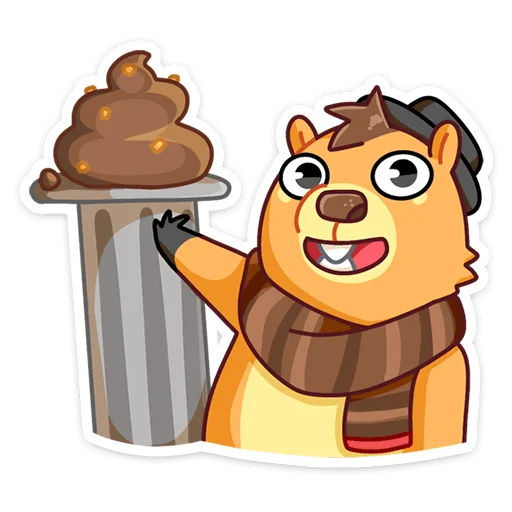 💩 Стикер «Сурок Билл» для Telegram