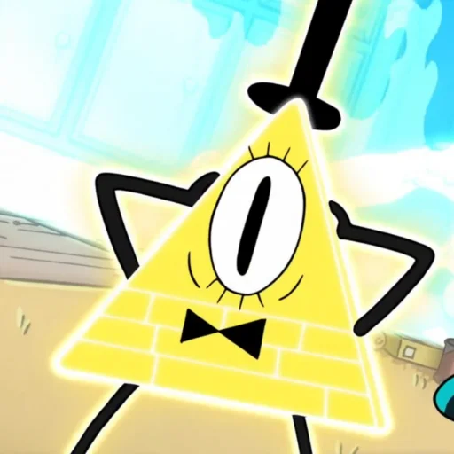 😱 Стикер «Bill Cipher Gravity Falls» для Telegram
