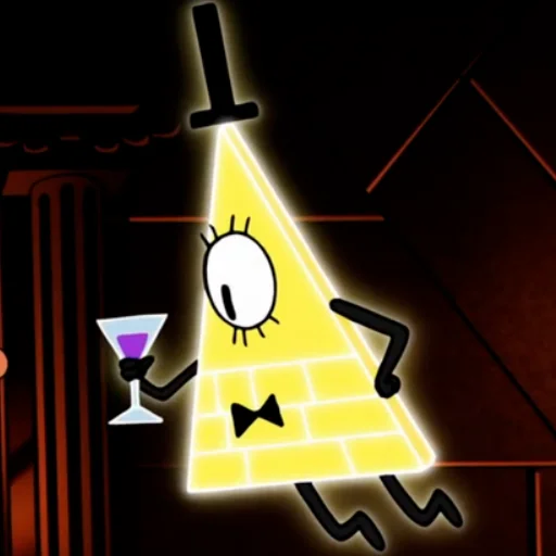 Стикерпак Bill Cipher Gravity Falls для Telegram
