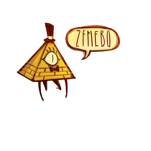 😇 Стикер «Bill Cipher» для Telegram