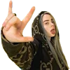 😛 Эмодзи «billie eilish» для Telegram