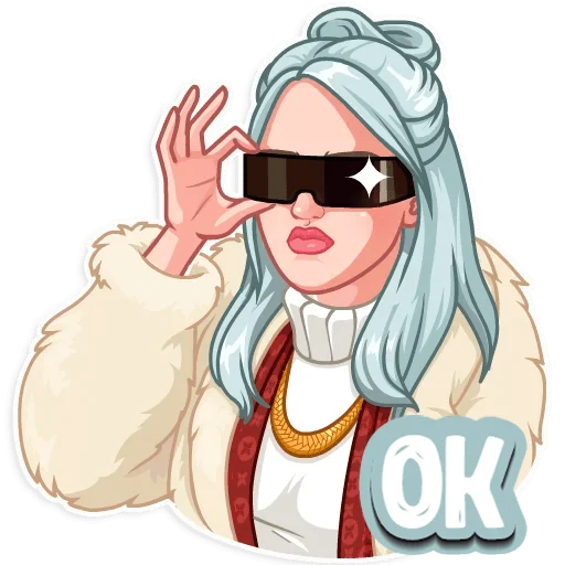 😎 Стикер «Билли Айлиш» для Telegram