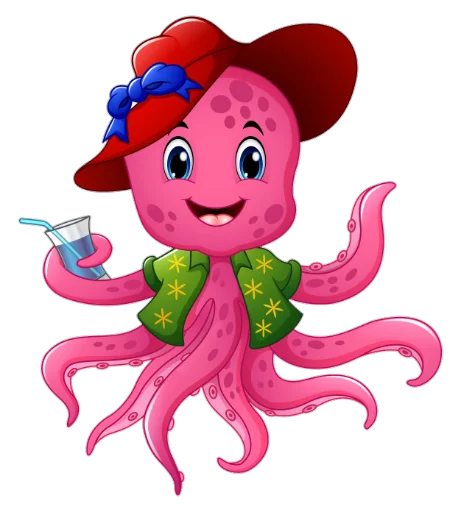 💜 Стикер «Octopus/pulpo» для Telegram