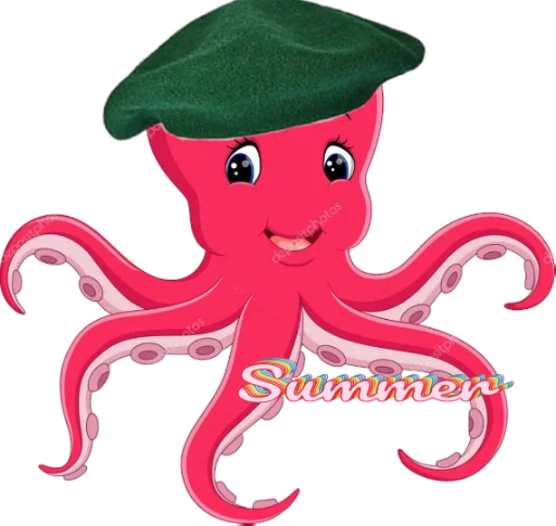 💙 Стикер «Octopus/pulpo» для Telegram