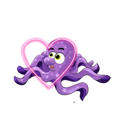 💖 Стикер «Octopus/pulpo» для Telegram