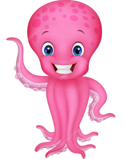 💔 Стикер «Octopus/pulpo» для Telegram