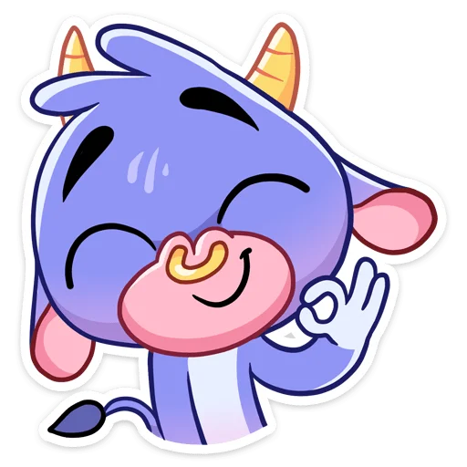 👌 Стикер «Бычок Билли» для Telegram
