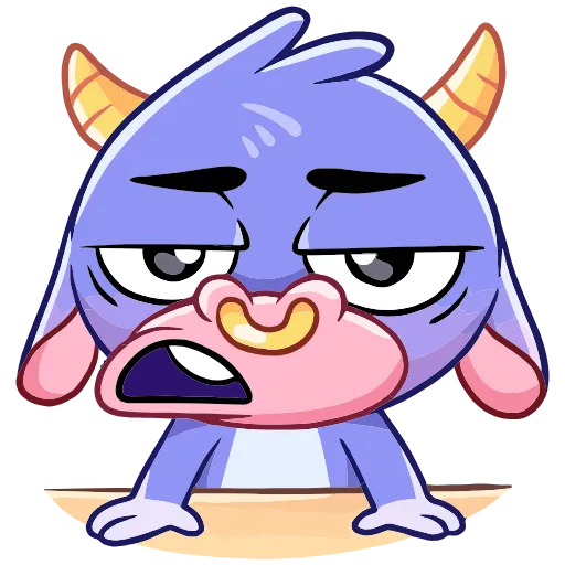 😡 Эмодзи «Бычок Билли» для Telegram
