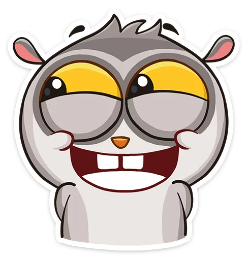 Стикер 8 Bin the lemur