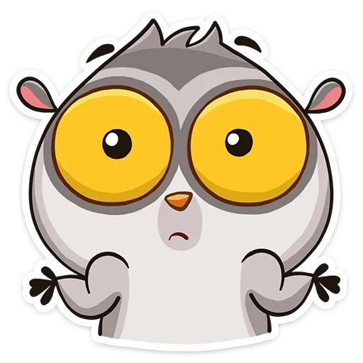 Стикер 11 Bin the lemur