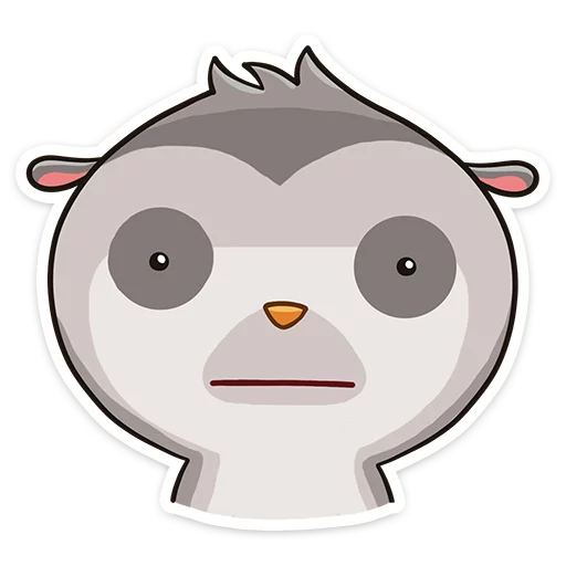 Стикер 13 Bin the lemur
