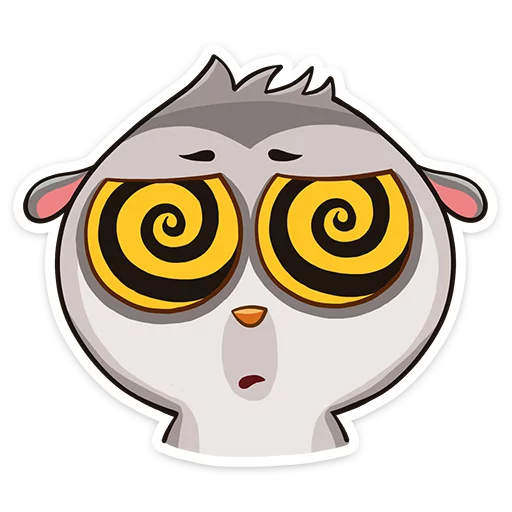 Стикер 14 Bin the lemur