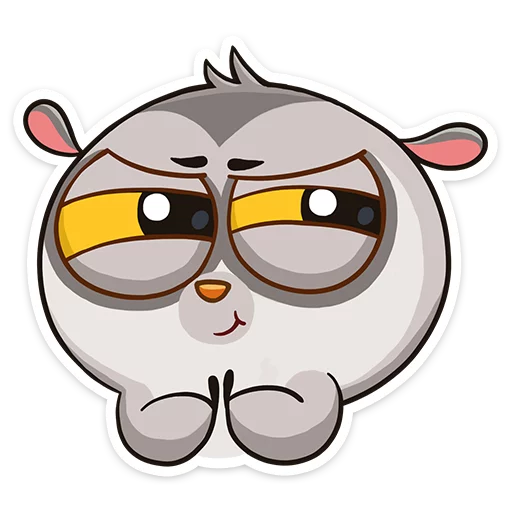 Стикер 19 Bin the lemur