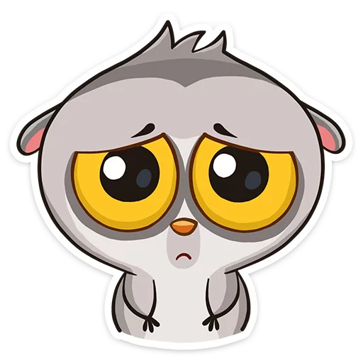 Стикер 26 Bin the lemur