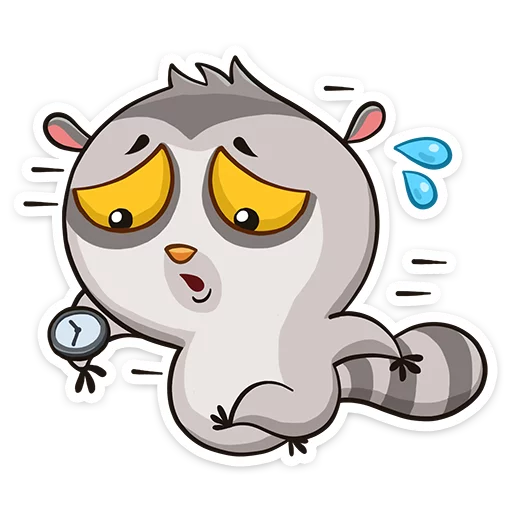 Стикер 31 Bin the lemur