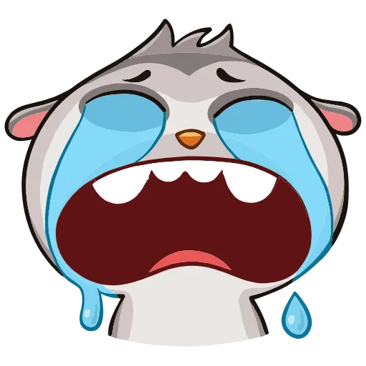😭 Эмодзи «Бин» для Telegram